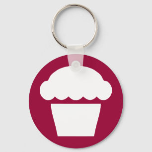 enkel cupcake / muffins nyckelring