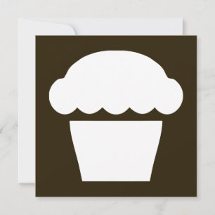 enkel cupkaka/muffin inbjudningar
