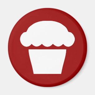 enkel cupkaka/muffin magnet