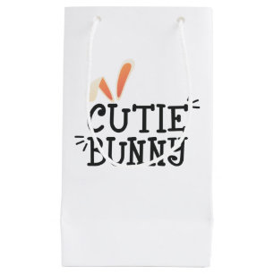 Enkel Cutie Bunny Påsk typografi  Presentkort