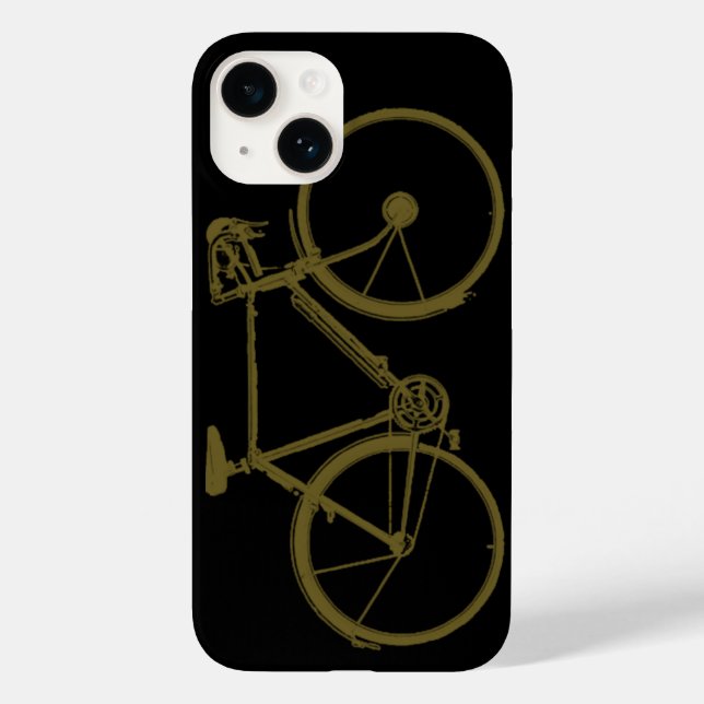 enkel cykel, cyklist (Baksida)