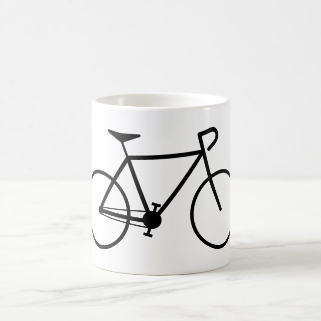 Enkel cykelSilhouette Kaffemugg (Center)
