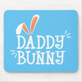 Enkel Daddy Bunny Påsktypografi | Musmadrass Musmatta