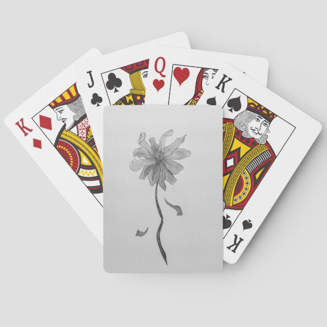Enkel Daisy Casinokort (Baksidan)