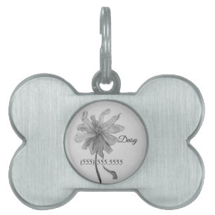 Enkel Daisy ID-bricka Husdjur