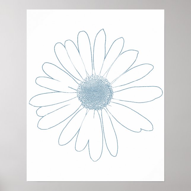Enkel Daisy Poster (Framsidan)