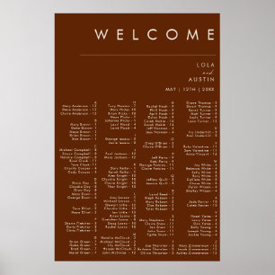 Enkel deert Mörk Kanel Alfabetiskt säte Poster