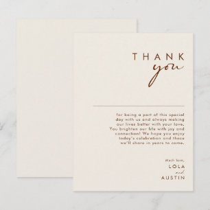 Enkel deert   Naturvit tackkort Vykort