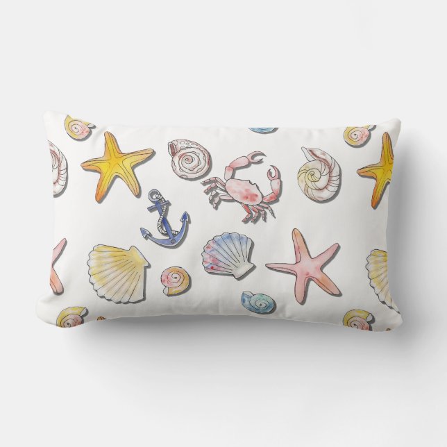 Enkel design för cute-fack lumbarkudde (Framsida)