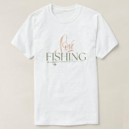 Enkel design | Kärlek fiske T Shirt