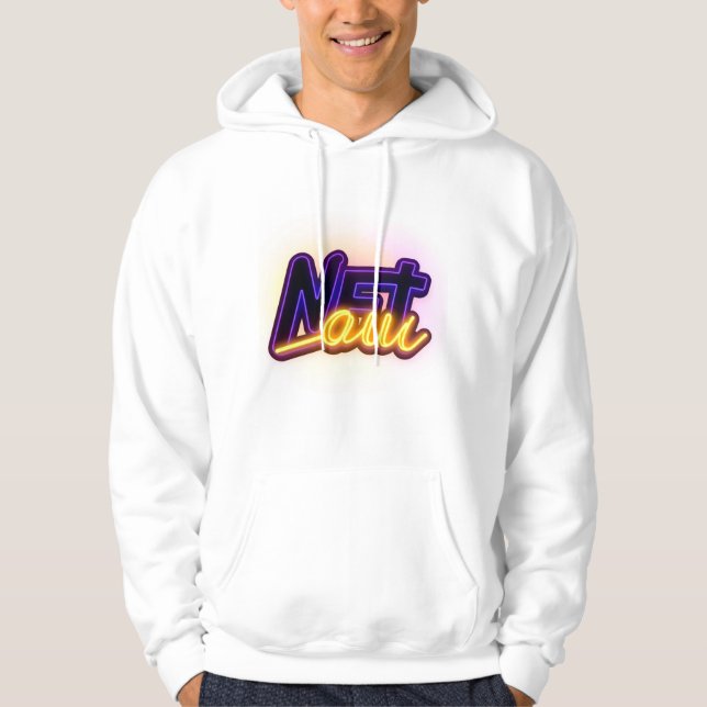 Enkel design och Logotyp T-Shirt Hoodie (Framsida)