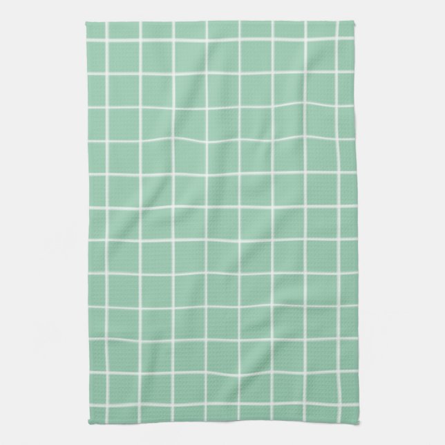 Enkel design Play Square Mönster Kitchen Towel Kökshandduk (Vertikal)