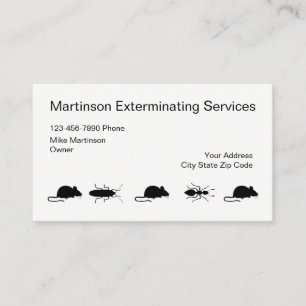 Enkel desinfektör Businesscards Visitkort