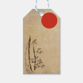 Enkel destination presentetikett