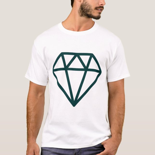 Enkel diameter t-shirt (Framsida)