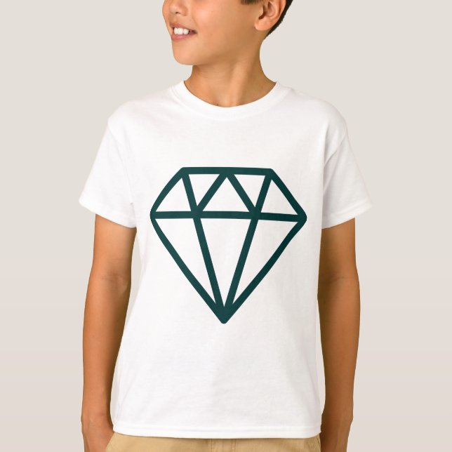 Enkel diameter tee shirt (Framsida)