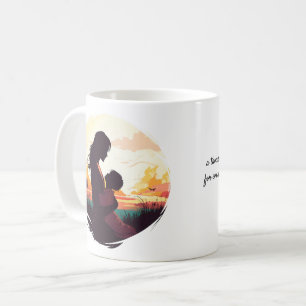 Enkel Dikt för Mor Kärlek Kaffemugg