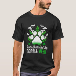 Enkel diskriminering av Hundar Ogräs Hund Manar kv T Shirt