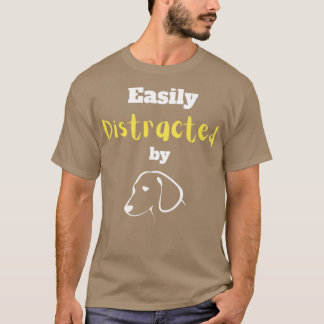 Enkel distraherad av hundar3 t shirt