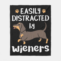 Enkel distraherad av Wiener Funny Dachshund Hund