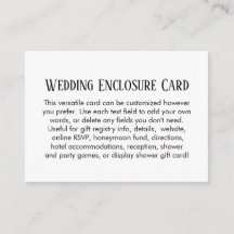 Enkel DIY Personligt bröllp Black & White