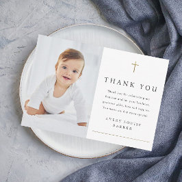 Enkel dobaptism i foto-Religiösan Guld Kor Tack Kort