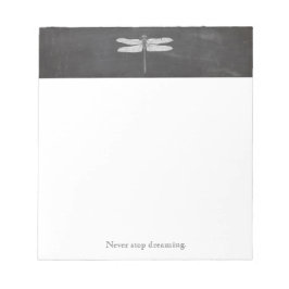 Enkel Dragonfly Nature Namn Anteckningsblock