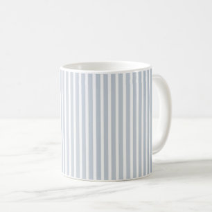 Enkel dubbelsidig dekoration i ränder & bur kaffemugg