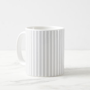 Enkel dubbelsidig dekoration i ränder & bur kaffemugg