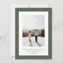 Enkel ebenholtsram fotobutik julkort