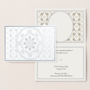 Enkel elegance folierat kort