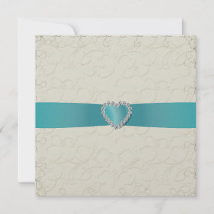 Enkel elegance - Teal Ribbon