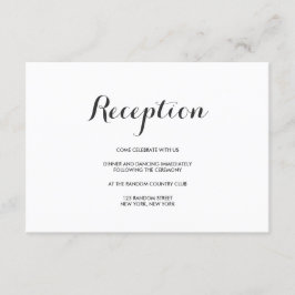 Enkel Elegans | Moderna Bordskyltar för Bröllop Tilläggskort