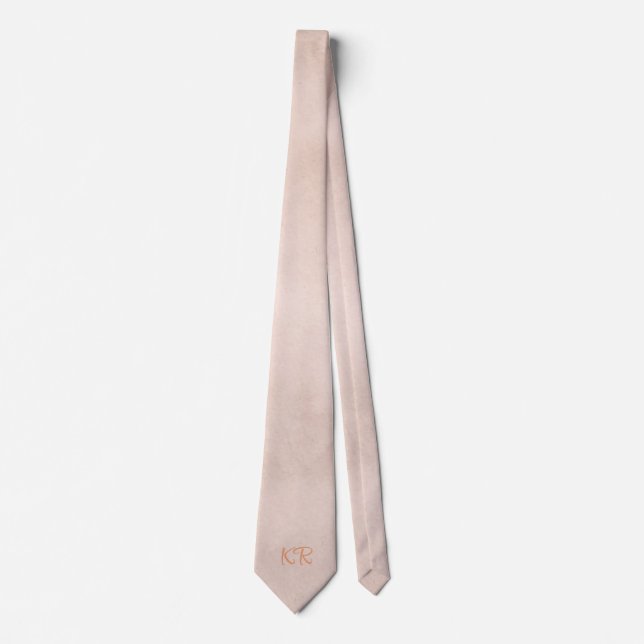Enkel Elegans Rosa Initialer Slips (Framsida)