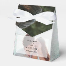 Enkel Elegant 2 Fotoöverlägg Bröllop