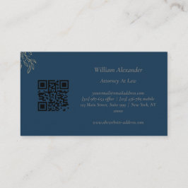 Enkel elegant Attorney/Lawyer-Affärskort Visitkort