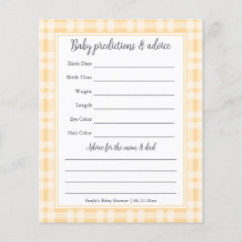 Enkel Elegant Baby Shower Guessing Game