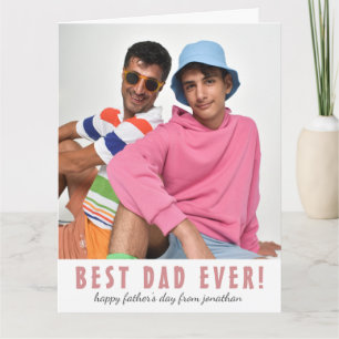 Enkel Elegant, bästa Pappa någonsin   Fars dag Pho Kort