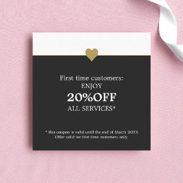 Enkel Elegant - Beauty Salon första gången Rabattkort