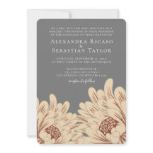 Enkel Elegant Blommigt Bröllop