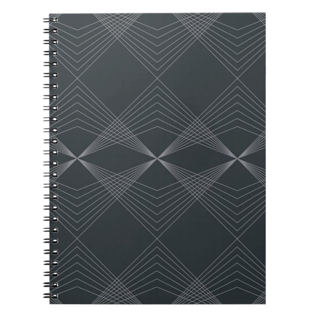 Enkel, elegant, chic, lyxbildkonst anteckningsbok (Framsidan)
