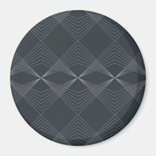 Enkel, elegant, chic, lyxbildkonst magnet