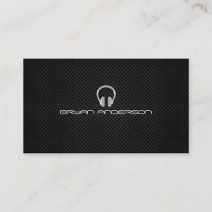 Enkel & elegant DJ-visitkort Visitkort