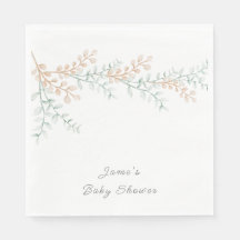 Enkel Elegant Eucalyptus Babydusch