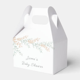 Enkel Elegant Eucalyptus Babydusch Presentaskar