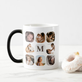 Enkel Elegant - Familjefotrutnät, svensk Mementos Magisk Mugg
