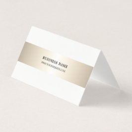 Enkel Elegant Faux-Metall-Rand-affärsverksamhet Visitkort