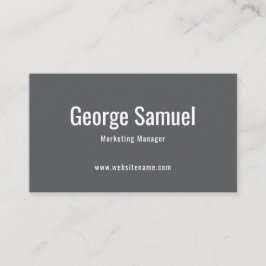 Enkel Elegant för Professionell anställer Namn-job Visitkort