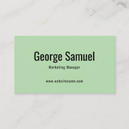 Enkel Elegant för Professionell anställer Namn-job Visitkort