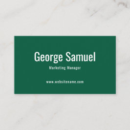 Enkel Elegant för Professionell anställer Namn-job Visitkort